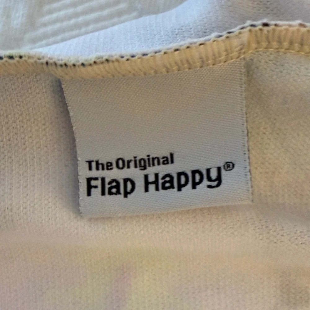 Flap Happy UPF 50+ Delaney Hip Ruffle Swimsuit. sz 6